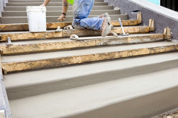 Concrete Steps Pouring in Merritt Island