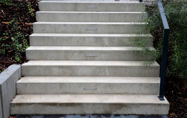 Poured Step Installation in Merritt Island