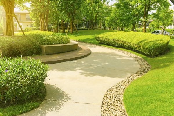 Cement Walkway Installation in Merritt Island