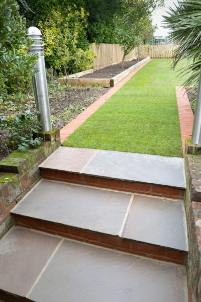 Backyard Steps Installation in Merritt Island