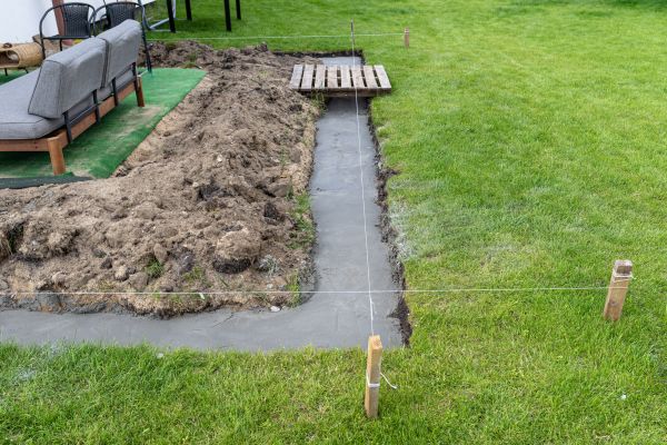 Cement Footer Installation in Merritt Island