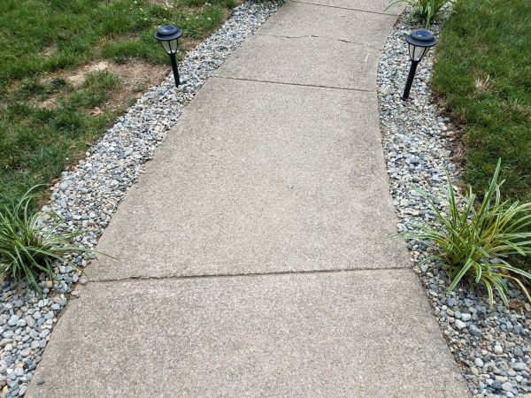 Cement Path Construction in Merritt Island